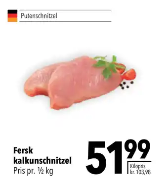 Citti Fersk kalkunschnitzel tilbud