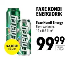 Citti Faxe Kondi Energy tilbud