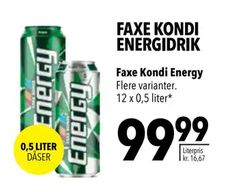 Citti Faxe Kondi Energy tilbud