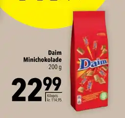 Citti Daim Minichokolade tilbud