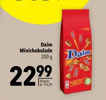 Citti Daim Minichokolade tilbud