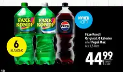 Citti Faxe Kondi Original, 0 kalorier eller Pepsi Max tilbud