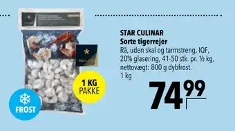 Citti STAR CULINAR Sorte tigerrejer tilbud