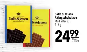 Citti Galle & Jessen Pålægschokolade tilbud