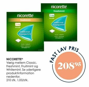 Matas Nicorette tilbud