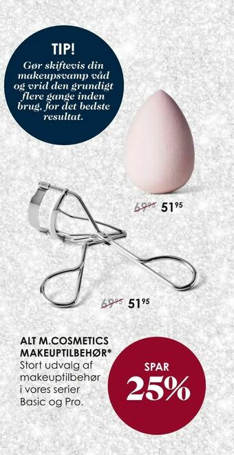 Matas Alt m.cosmetics makeuptilbehør tilbud