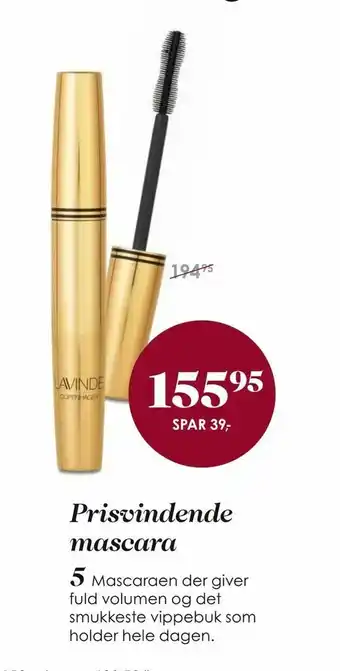 Matas Beyond volume & curl mascara sort tilbud