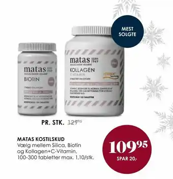 Matas Matas kostilskud tilbud