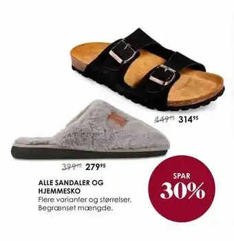 Matas Alle sandaler og hjemmesko tilbud