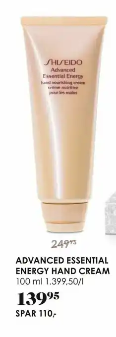 Matas Advanced essential energy hand cream tilbud