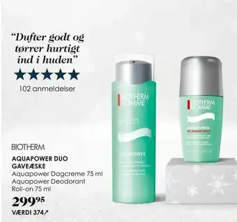 Matas Aquapower duo gaveæske tilbud