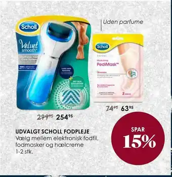 Matas Udvalgt scholl fodpleje tilbud