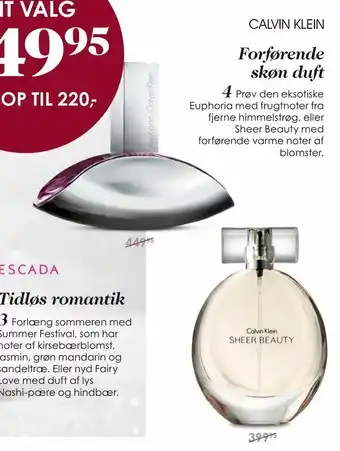 Matas Calvin klein sheer beauty og euphoria tilbud