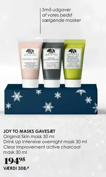 Joy to masks gavesæt