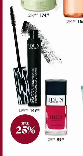 Matas Idun makeup tilbud