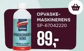 Skousen OPVASKEMASKINERENS tilbud