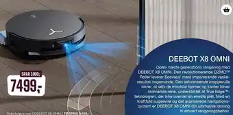 Skousen DEEBOT X8 OMNI tilbud