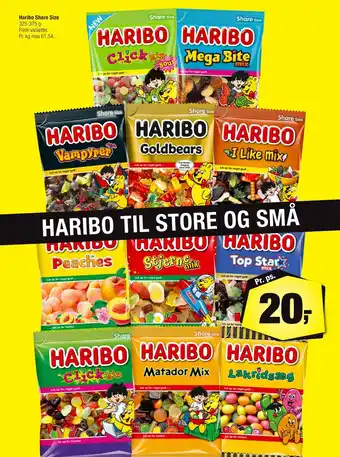 Calle Haribo Share Size tilbud