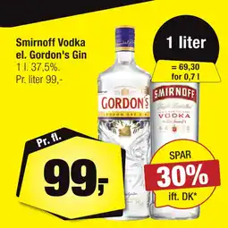 Calle Smirnoff Vodka el. Gordon's Gin tilbud