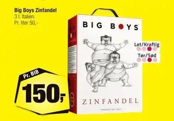 Calle Big Boys Zinfandel tilbud