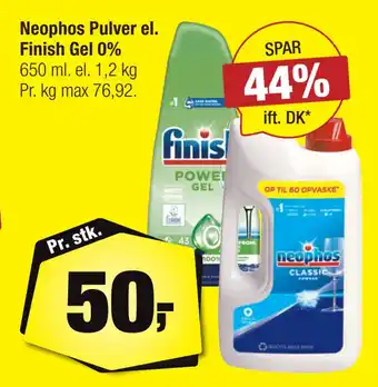 Calle Neophos Pulver el. Finish Gel 0% tilbud