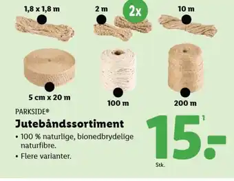 Lidl PARKSIDE® Jutebåndssortiment tilbud