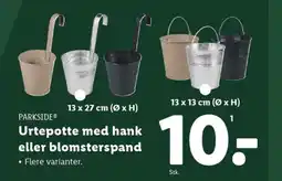 Lidl PARKSIDE® Urtepotte med hank eller blomsterspand tilbud