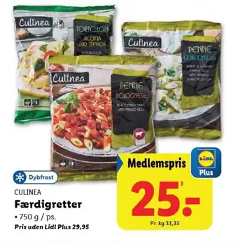 Lidl CULINEA Færdigretter tilbud