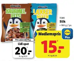 Lidl TOMS Slik tilbud