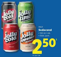 Lidl JOLLY Sodavand tilbud