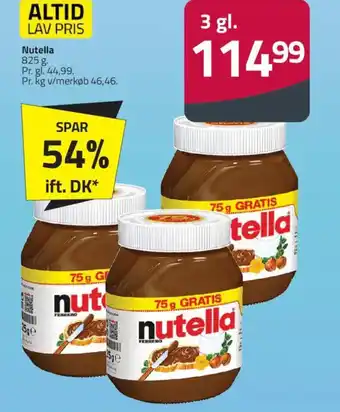 Fleggaard Nutella tilbud