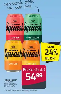 Fleggaard Tuborg Squash tilbud