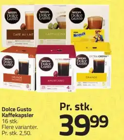 Fleggaard Dolce Gusto Kaffekapsler tilbud