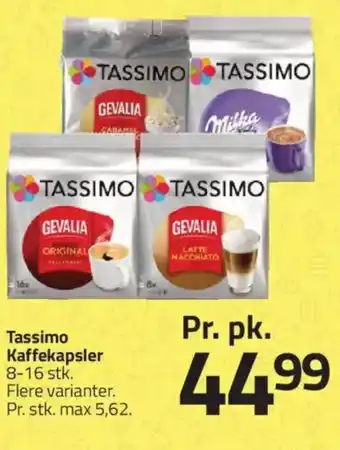 Fleggaard Tassimo Kaffekapsler tilbud