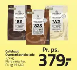 Fleggaard Callebaut Overtrækschokolade tilbud