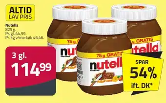 Fleggaard Nutella tilbud