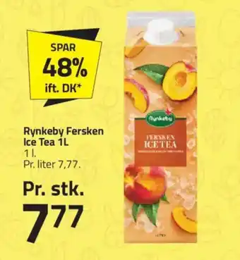 Fleggaard Rynkeby Fersken Ice Tea tilbud