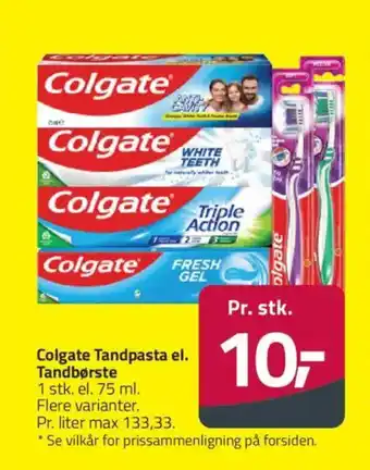 Fleggaard COLGATE Tandpasta el. Tandbørste tilbud