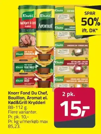 Fleggaard KNORR Fond Du Chef, Bouillon, Aromat el. Kød&Grill Krydderi tilbud