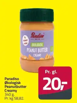 Fleggaard Paradiso Økologisk Peanutbutter Creamy tilbud