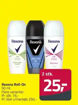 Fleggaard REXONA Roll-On tilbud