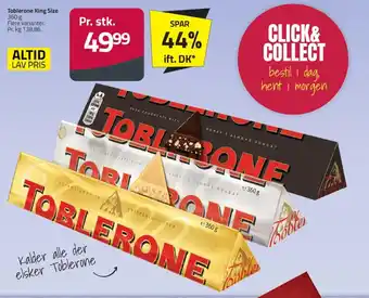 Fleggaard Toblerone King Size tilbud