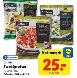 Lidl Færdigretter tilbud