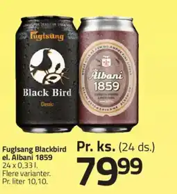 Fleggaard Fuglsang Blackbird el. Albani 1859 tilbud