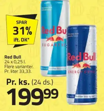 Fleggaard RED BULL tilbud