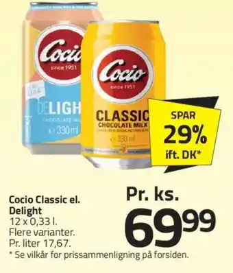 Fleggaard Cocio Classic el. Delight tilbud