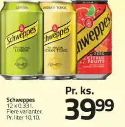 Fleggaard Schweppes tilbud