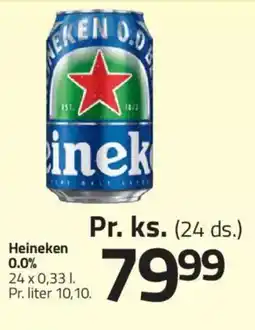 Fleggaard Heineken 0.0% tilbud