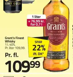 Fleggaard Grant's Finest Whisky tilbud