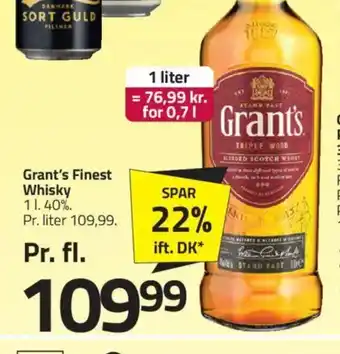 Fleggaard Grant's Finest Whisky tilbud